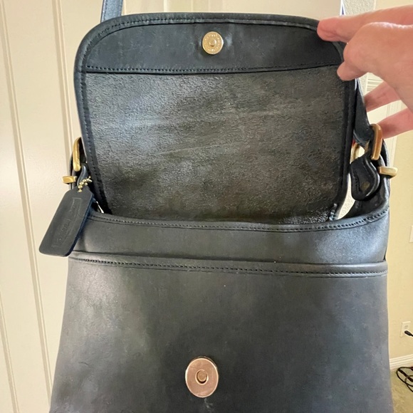 VINTAGE Coach Black Bag - Picture 3 of 5